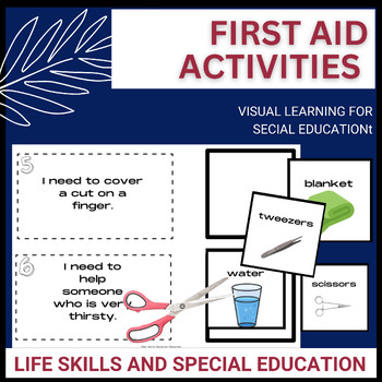 Preview of First Aid Worksheets and Activities for Special Education and Life Skills