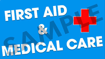 Preview of First Aid & Medical Care Power Point Presentation & Worksheet Bundle