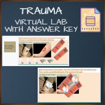 Preview of First Aid, Paramedic & EMT Virtual Trauma Lab
