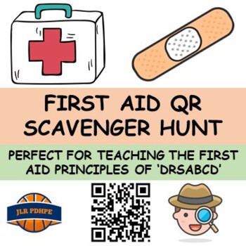 Preview of First Aid QR Scavenger Hunt