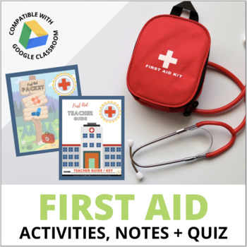 Preview of First Aid Unit: Emergencies-Sprains, Breaks, Burns, Hypothermia- Health |  PE