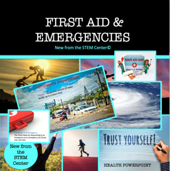 Preview of First Aid and Emergencies - Health Class - PowerPoint - Bundle