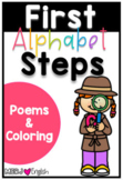First Alphabet Steps: Coloring and Poems