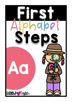Preview of First Alphabet Steps: Aa Letter Recognition & Vocabulary Curriculum