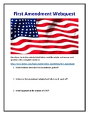 First Amendment (1st Amendment) Webquest With Answer Key!