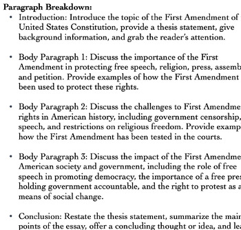 first amendment essay hook