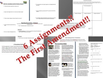 Preview of First Amendment Rights Bundle - Freedom of Speech