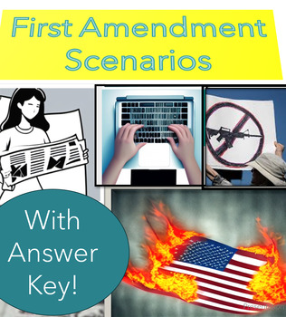 Preview of First Amendment Scenarios (With Answer Key)