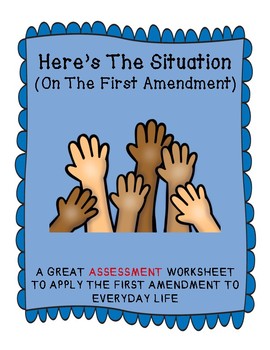 Preview of First Amendment Worksheet