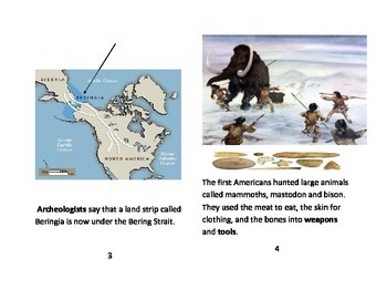 Preview of First Americans Book for Entering and Emerging ELLs