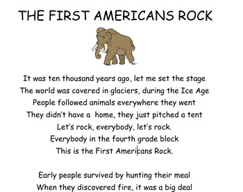 Preview of First Americans Rock Song