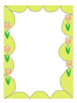 First Blooms in Spring and Frames Freebie by Play Laugh Learn | TpT