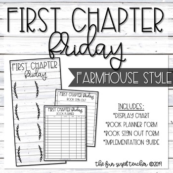 Preview of First Chapter Friday - Farmhouse Style