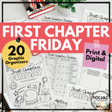 First Chapter Friday Graphic Organizers - Print/Digital