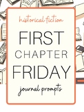 First Chapter Friday Journal Prompts (Historical Fiction)