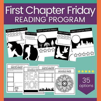 Preview of First Chapter Friday Program l book clubs l book club activities 