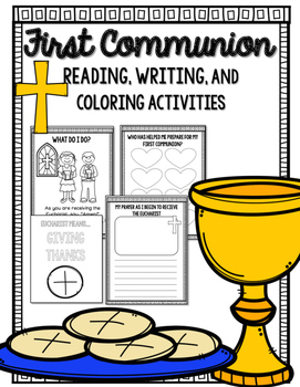 First Communion Activities by Countless Smart Cookies TpT