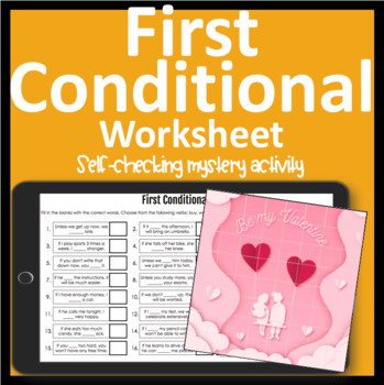 Preview of First Conditional Worksheet