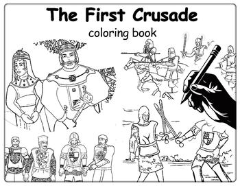 Preview of First Crusade Coloring Pages - Catholic History