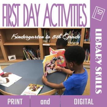Preview of First Day Activities K-5