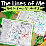 First Day Activity for High School Math | The Lines of Me