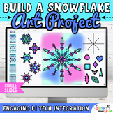 After Winter Break Activity: Digital Build A Snowflake Cra