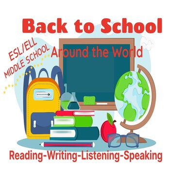 Preview of First Day Back To School Around the World| ESL-Middle School