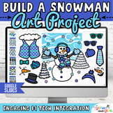 Digital Build A Snowman Activity & Writing Prompts Resourc