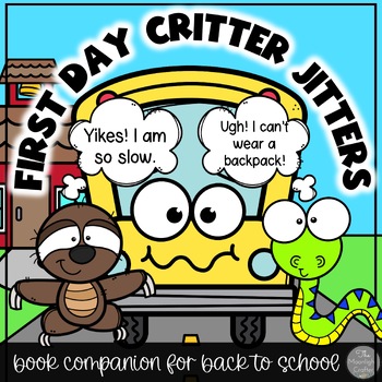 Preview of First Day Critter Jitters Book Activities