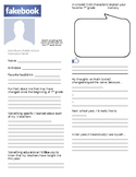 First Day and Last Day (Editable) Fakebook Activity
