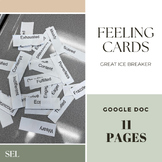 First Day Energizer - Feeling Cards (11 pages)