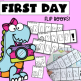 First Day Flip Book | Back to School |  Editable Year Leve