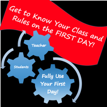 Preview of First Day Getting to Know You and Rules Activity