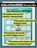 First Day Ice Breaker: Chemistry Bingo (Printable, editabl