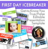 First Day Icebreaker: True False Quiz Template for Distanc