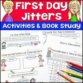 First Day Jitters Book Companion Activities (Worksheets, R