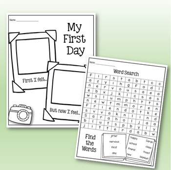 First Day Jitters Activities by Coyle #39 s Collaborative Classroom TpT