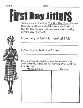 First Day Jitters Activity by Seriously Second Grade TpT