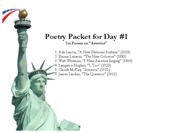 Preview of First-Day Lesson Plan for American Literature: Poems about "America"