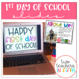 First Day Of School Powerpoint Slides [EDITABLE]