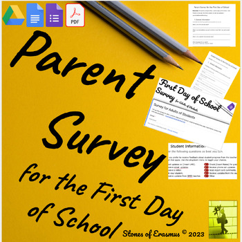 Preview of First Day Parent Survey | Build Strong Relations TpT: Grade 7-12 ELA