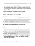 First Day Questionnaire