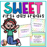 First Day Treat Labels - Sweet - Back to School