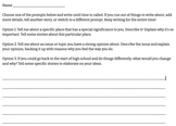 First Day Writing Prompt *EDITABLE Google Doc