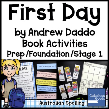 Preview of First Day by Andrew Daddo - Book Activities