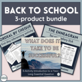 First Day for High School English: Back to School Activity Bundle