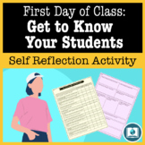 First Day of Class Self Reflection: Get to Know Your Students