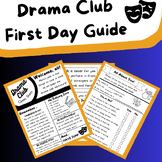 First Day of Drama Club Guide - Lesson Plan/Packet