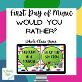 First Day of Elementary Music Activity: Would You Rather Game