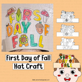 First Day of Fall Hat Craft Autumn Crown Headband Writing 